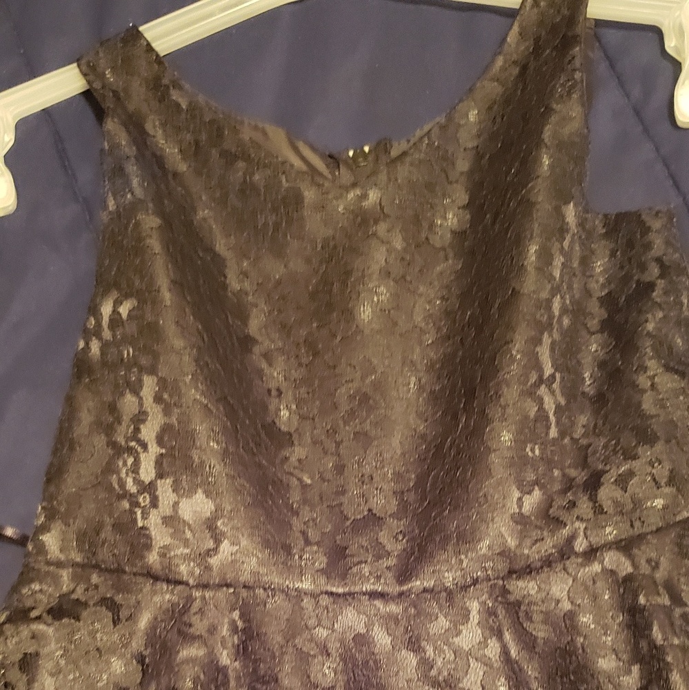 Black lace dress
